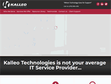 Tablet Screenshot of kalleo.net
